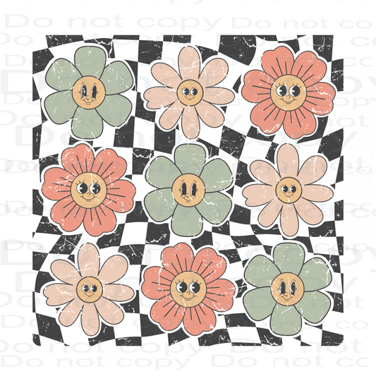 Checkered Flowers