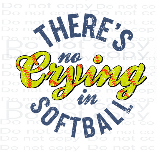 No Crying In Softball