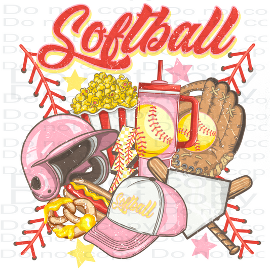 Softball Collage