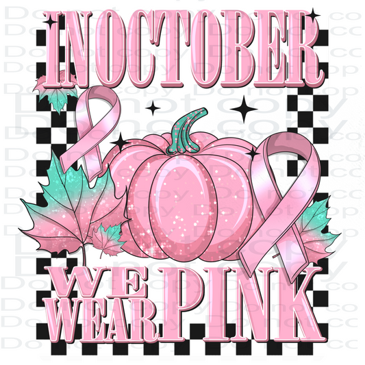 October We Wear Pink