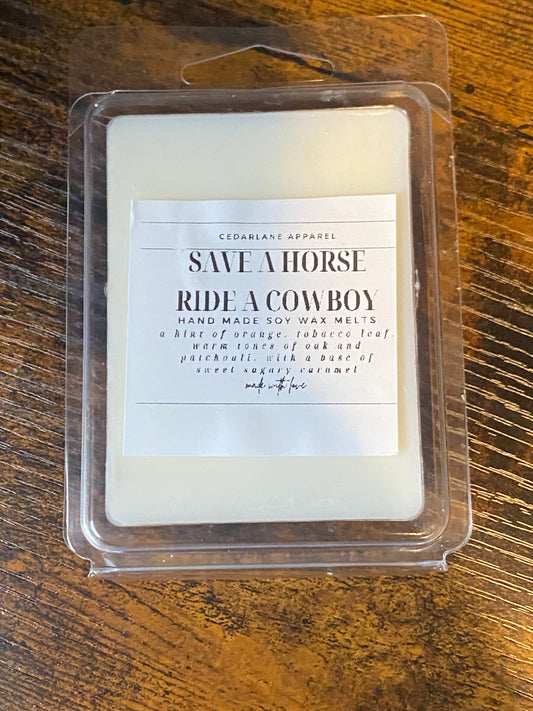 Save A Horse Ride A Cowboy Wax Melt