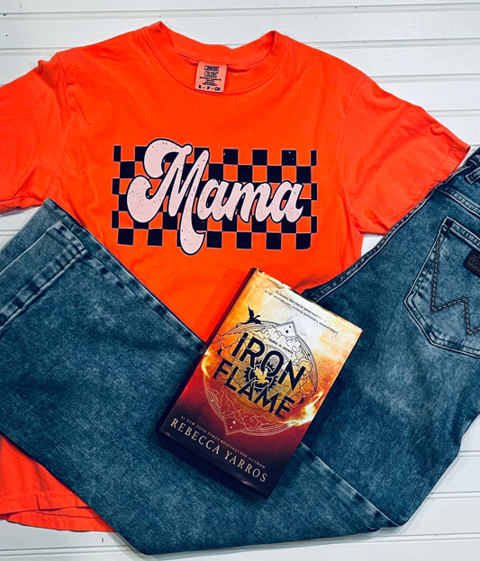 Mama Checkered Tee